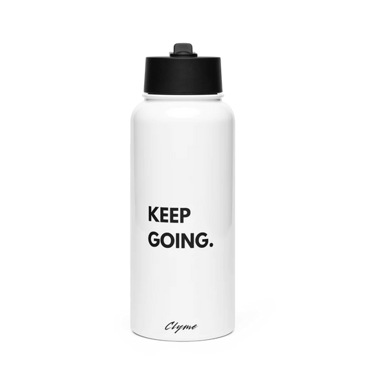 Insulated Bottle with Straw